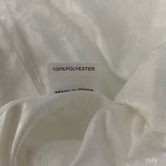 Princess Polly Tyra Mini Dress Sz 6 White Short  Sleeve Bridal Bride Graduation - Picture 10 of 11